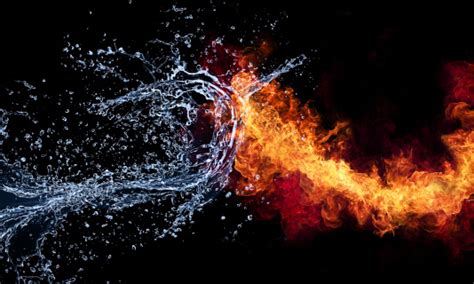 Fire And Water Stock Photo Download Image Now Fire Natural