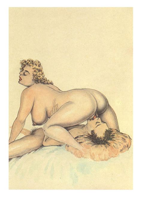 German Vintage Porn Cartoons - Vintage German Erotic Drawings | CLOUDY GIRL PICS