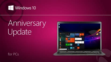 Happy Anniversary Windows 10s Big New Update Begins Rolling Out For