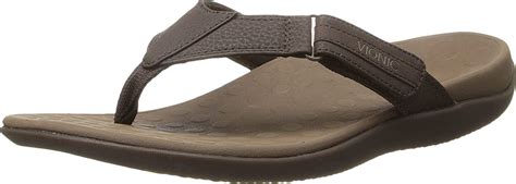 Vionic Mens Tide Ryder Toe Post Sandals Supportive Mens Sandals That Include