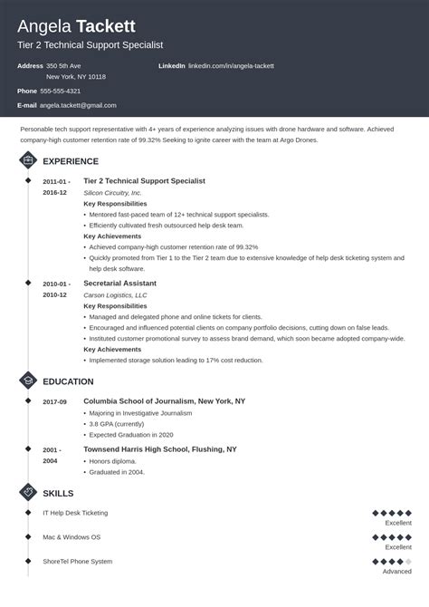 Help Desk Resume Example Template Diamond Resume Examples Job Resume