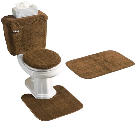 Buy 5 Piece Bath Rug Contour Lid Tank Lid And Tank Cover Set In Cheap