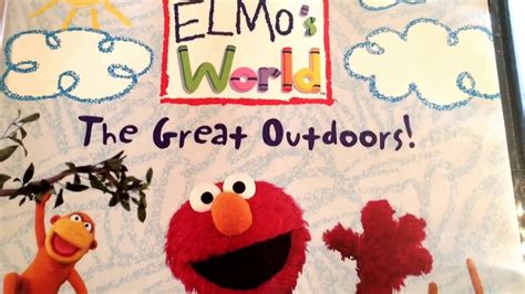 Elmos World The Great Outdoors Video Sesame Street Dvd Movie
