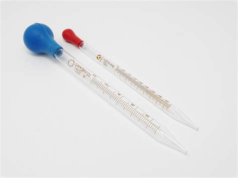 Set Of 2 Graduated Medicine Glass Droppers 5ml 10ml Transfer Pipet