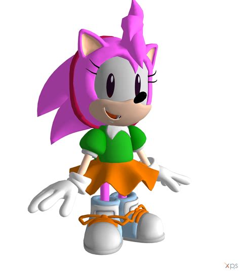 Sonic Amy Rose Classic By Lorisc On Deviantart