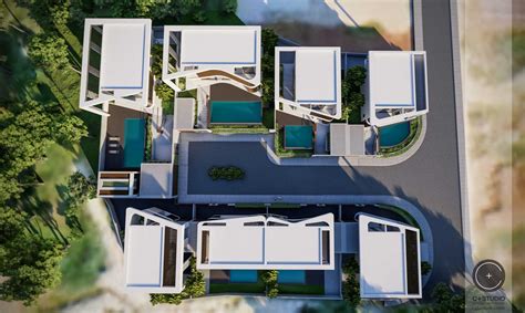 Residential House Complex Architecture Design Ayia Napa Cyprus C