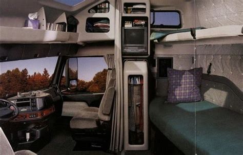 Luxury Semi Truck Sleeper Inside A Cab Layout Types Trucks