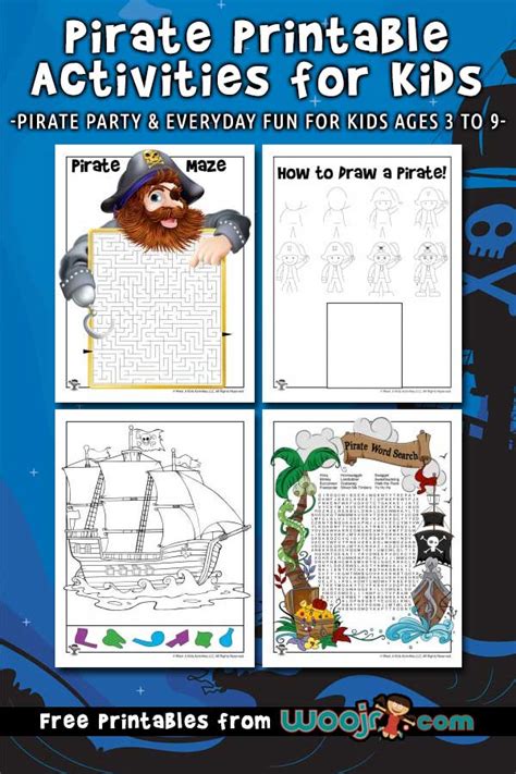 Pirate Printable Activities For Kids Woo Jr Kids Activities