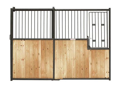 Save with a new metal barn. Pre Built Metal Horse Stall Doors , Durable Equestrian ...