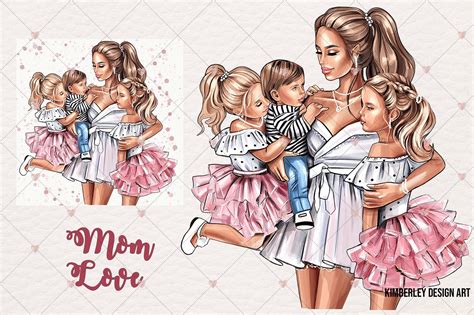 Mom Clipart Cute Clipart Mother Ts Mothers Day Fashion Clipart Pinturas Disney Clipart