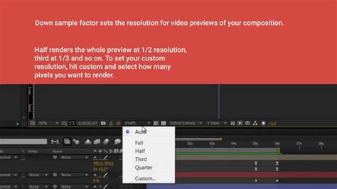 After Effects Tips For Faster Editing And Video Previews Youtube