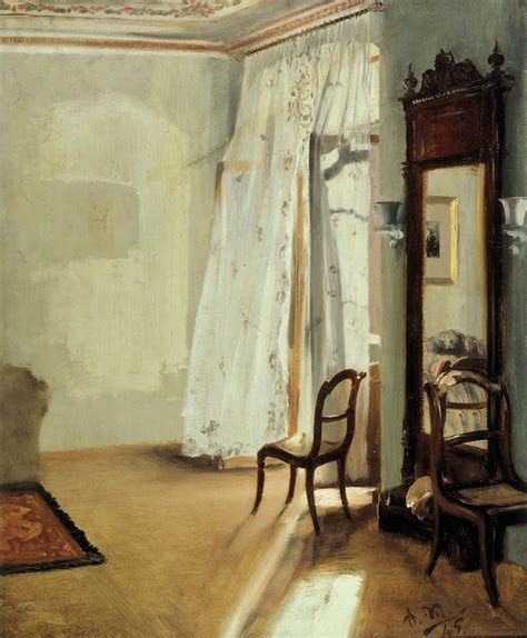The Balcony Room Painting Adolph Menzel Oil Paintings