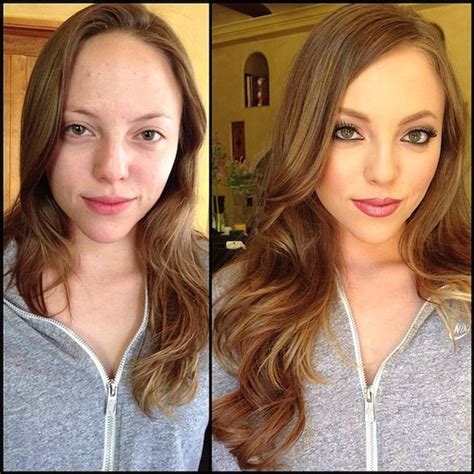 What Female Pornstars Look Like With And Without Makeup