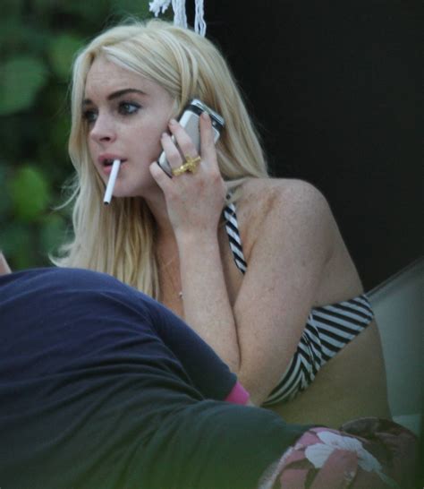 Lindsay Lohan Bikini Candids In Miami 11 Gotceleb