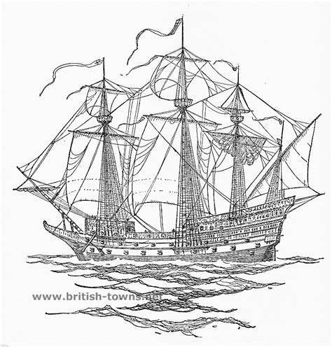 Early 16th Century Sailing Ship