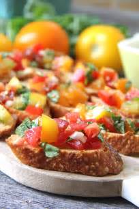 Because this tomato bruschetta recipe is so simple, the quality of your ingredients really counts. Tomato Basil Bruschetta