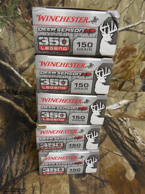 Winchester 350 Legend Ammo X350ds Deer Season Xp 350 Legend 150 Gr