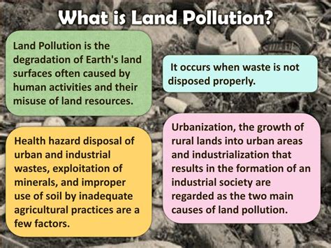 Causes Of Land Pollution Soil Pollution Sources Management