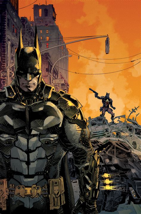 Scan the toxic green gas wafting in the midle section of the arkham knight headquarters. Review: Batman: Arkham Knight #1 ~ What'cha Reading?