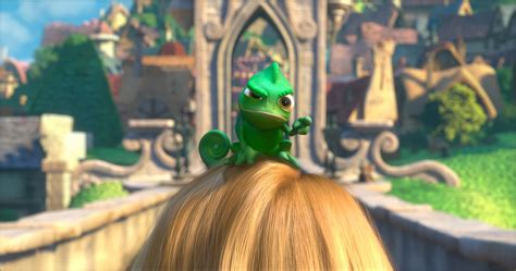 Cute Pascal From Disneys Movie Tangled Desktop Wallpaper