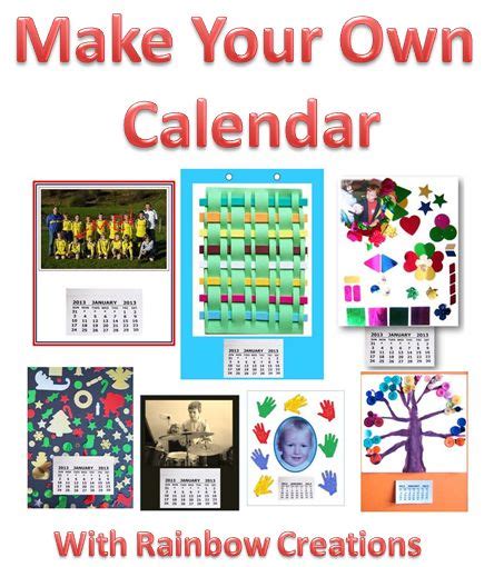 Make Your Own Calendar Kids Craft Activity