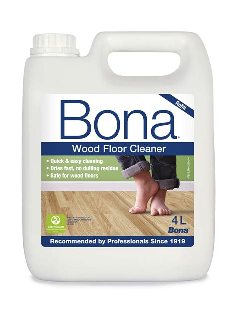Bona Wood Floor Cleaner 4l Refil For Spray Cleaning