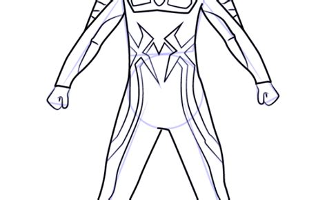 Ultraman Zero Drawing Easy How To Draw Ultraman Zero Printable Step