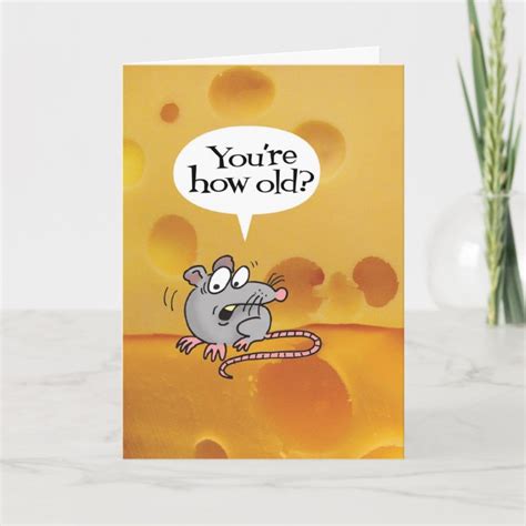 Youre How Old Funny Birthday Card
