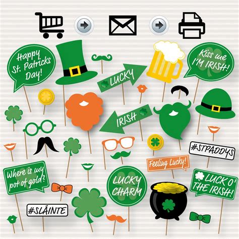 Farewell Party Decorations St Patricks Day Decorations Stag And Doe Photobooth Props