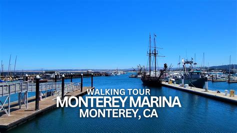 Exploring Monterey Marina In Monterey California Usa Walking Tour