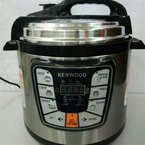 Did you know that you could use rice cookers to cook more than just rice? KENWOOD 6L Electric Pressure Cooker Timer Rice Cooke ...