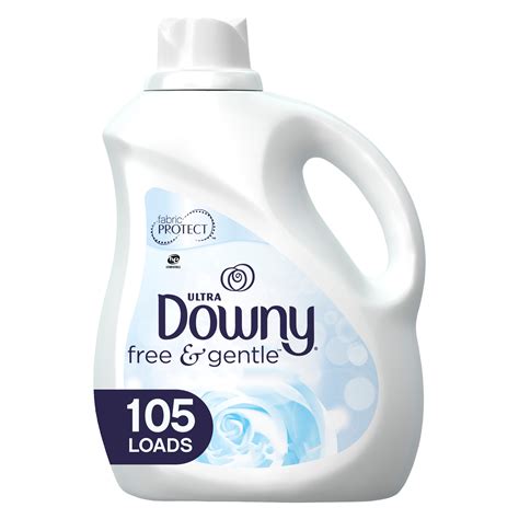 Downy Free And Gentle 105 Loads Liquid Fabric Softener 90 Fl Oz