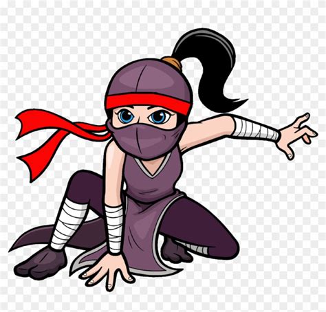 Download Ninja Clipart Female Ninja And Use In Ninja Girl Png