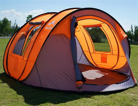 Amazon Com Oileus Pop Up Tent Family Camping Tents Person Tent For Camping Sky Window X