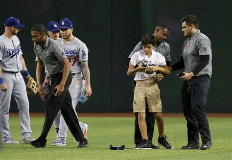 Mlb Fans Running Onto Field At Dodgers Games Prompting Safety Concerns