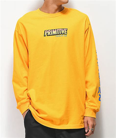 Primitive x dragon ball z piccolo. Primitive x Dragon Ball Z Nuevo Goku Gold Long Sleeve T-Shirt | Zumiez.ca