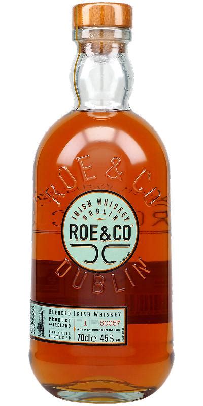Roe And Co Blended Irish Whiskey 70cl 45