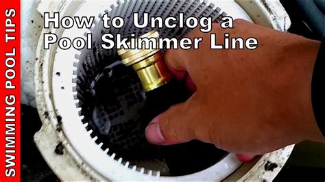 How To Unclog A Pool Skimmer Line Pool Pump Not Priming Part 7 Youtube