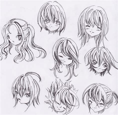See more ideas about how to draw hair, drawings, sketches. Cute Anime Hairstyles ~ trends hairstyle