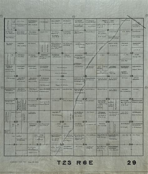 1923 Maricopa County Arizona Land Ownership Plat Map T2s R6e Arizona