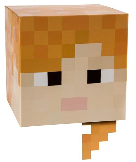Minecraft 12 Alex Head Costume Mask