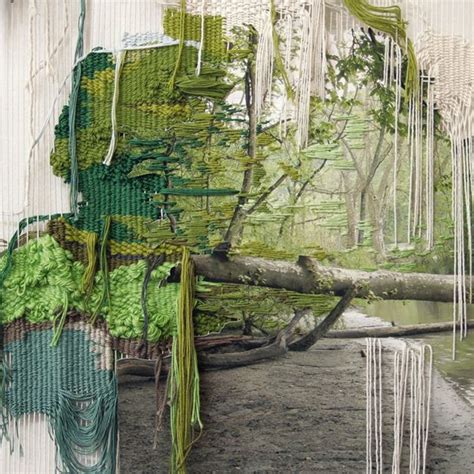 Textile Artist Creates Nature Inspired Embroidery Art That Grows