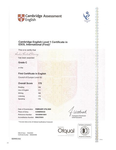 Calaméo Cambridge English Level 1 Certificate In Esol B2 Andres