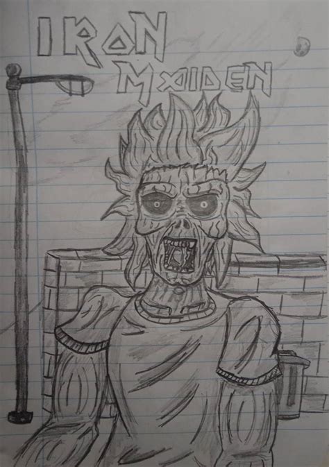 Iron Maiden Sketch By Ib Han On Deviantart