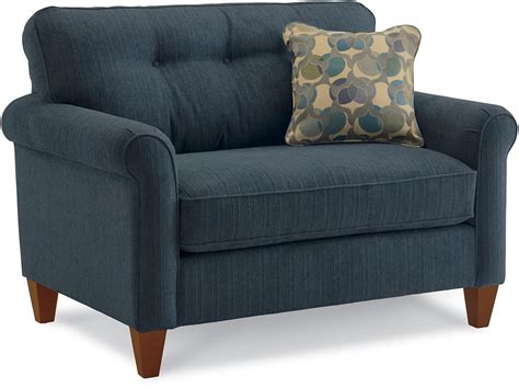 One person can sit in it with space to spare; La-Z-Boy Laurel Oversized Chair and Ottoman Set | VanDrie ...