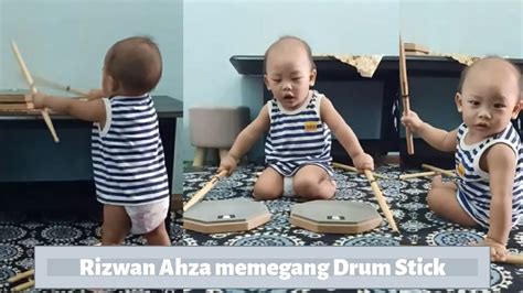 Rizwan Ahza Memegang Drum Stick Youtube