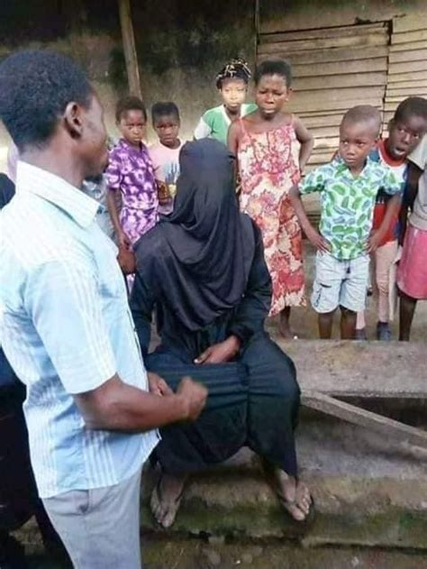 Photos Nigerian Man Caught Disguised In Hijab To Have Sex With A