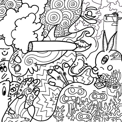 Free Printable Stoner Coloring Pages