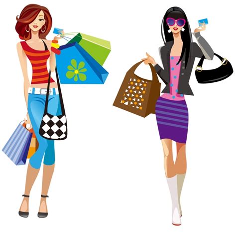 Shopping Girl Images Png Clipart Best