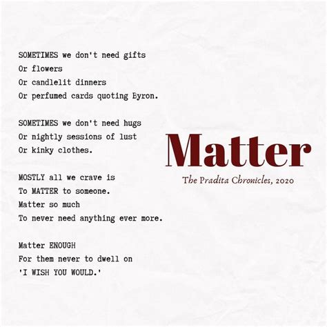 Matter Poetry In 2020 Expressing Gratitude About Me Blog Relatable